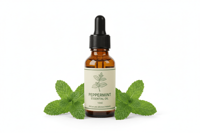 Huile Essentielle Menthe Poivrée Bio 10ml - Concentration & Vitalité - Home Chic Choc