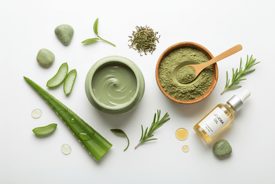 Masque Visage Argile Verte Bio 100ml - Purifiant & Détoxifiant - Home Chic Choc